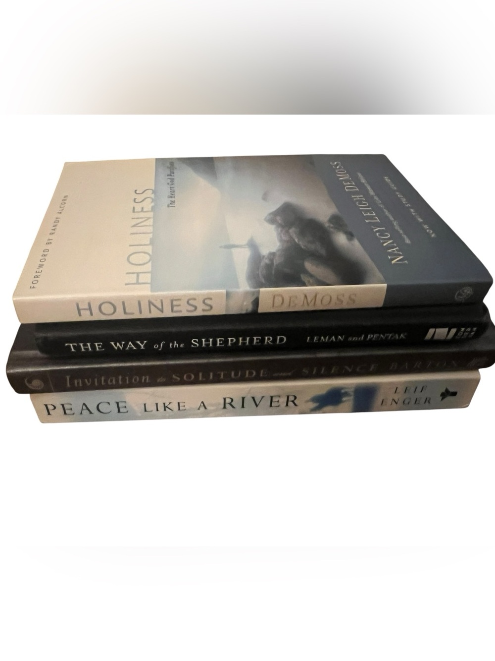 Christian Book Lot of 4 Books- Spiritual Disciplines, Devotional, Bible Study